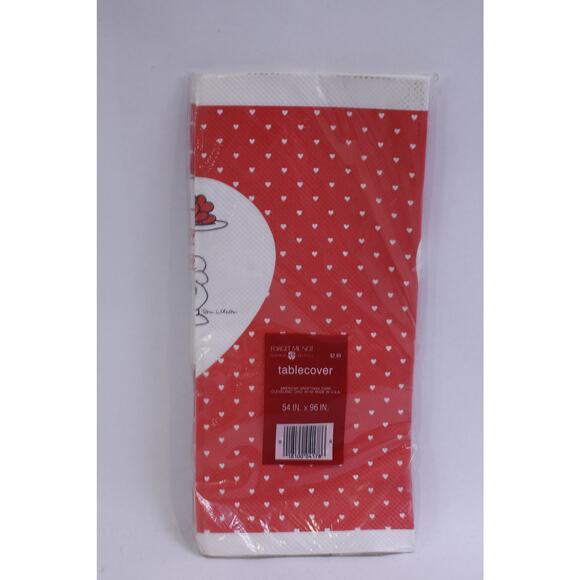 The Secret Ingredient Is Love, Enjoy, Ziggy Tablecloth, Red, Occasion, Linen, - Picture 2 of 2